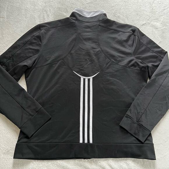 Adidas Women’s size Large black activewear Zip up jacket - Picture 2 of 7